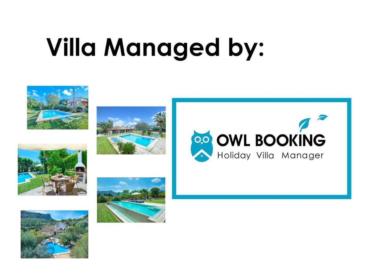 Owl Booking Villa La Font - Relax With A Big Pool Pollença Esterno foto
